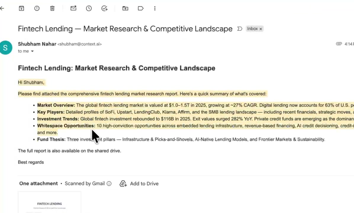 Market research
